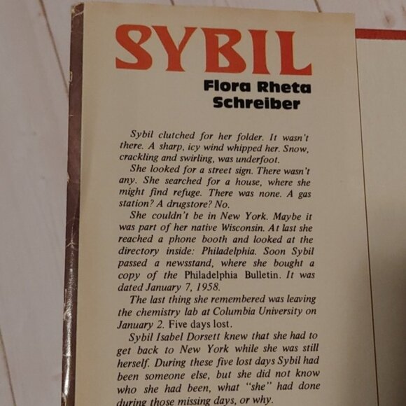 3/$13 Sybil By Flora Rheta Schreiber 1973 Adult Vintage Non Fiction Rare Book - Picture 8 of 11